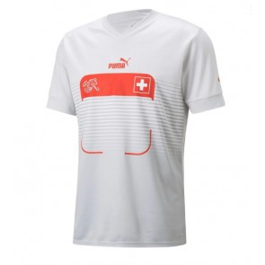 Maillot de foot Suisse Extérieur Monde 2022 Manches Courte